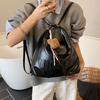 Retro and Fashionable Tote Bag, Large-capacity Bag, Color-matched Soft Leather Casual Crossbody Bag, Multi-functional Backpack