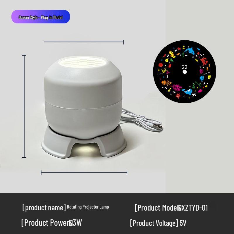 Popular LED Snowflake Projector Light - 16 Image Rotating Christmas & Halloween Laser Stage Projection