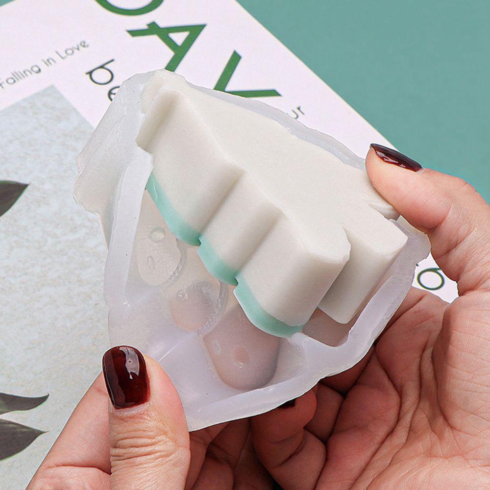 Handmade DIY Crafts Christmas Tree Elk Soap Making Tool Christmas Decor Baking Mould Candle Mold
