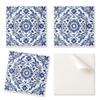 Kafelki Samoprzylepne Winylowe Z Nadrukiem Kwiatowy Wzór Z Ornamentami 20X20X20 Cm