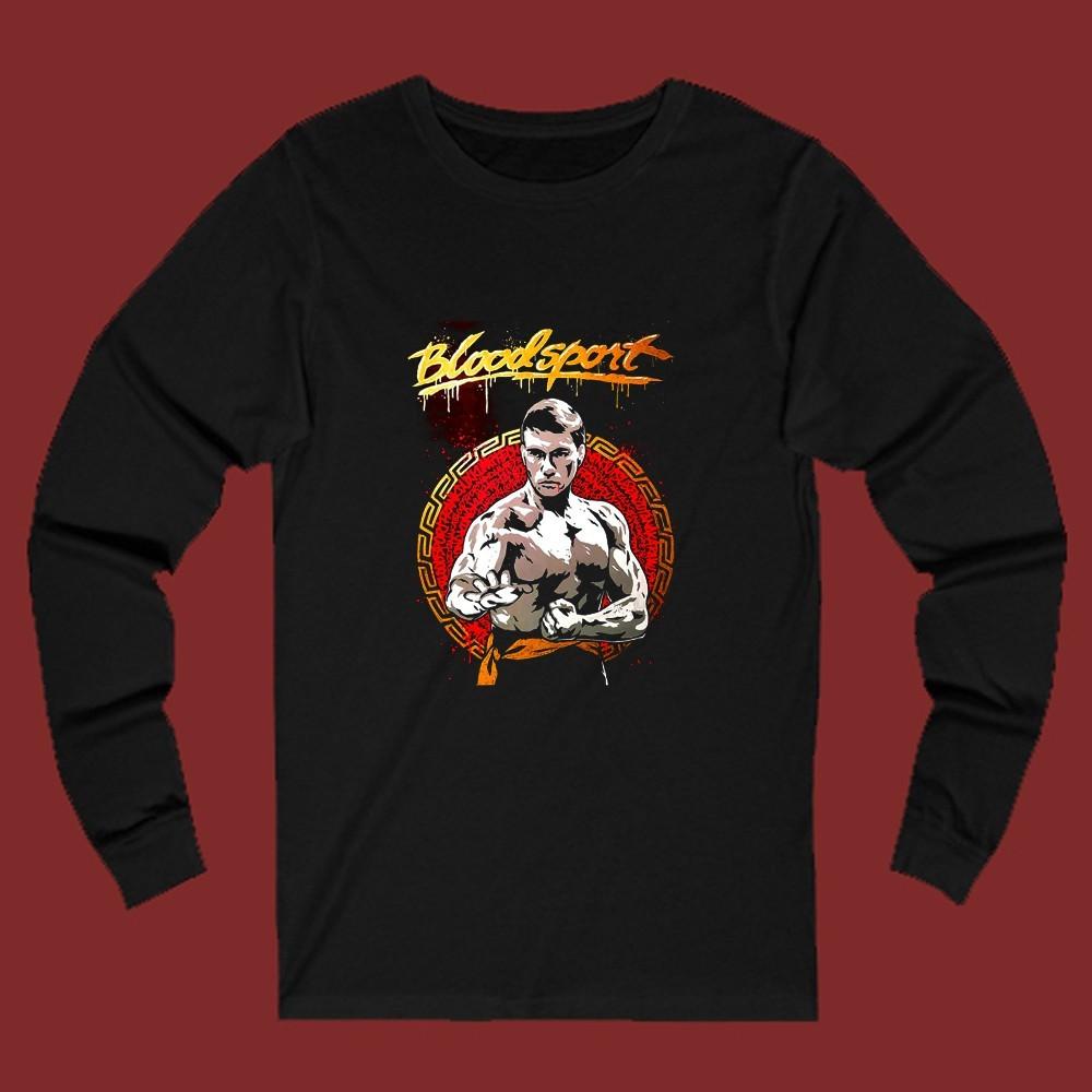 Bloodsport Blood Sport Van Damme Movie Black Size S-2XL M