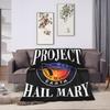 Project Hail Mary Warm Blanket For Living Room  Trend Throw Blanket Winter Picnic Flannel Bedspread