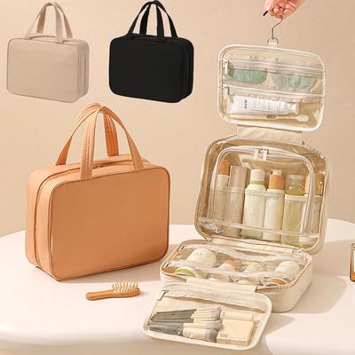New Hanging Cosmetic Bag for Women Portable Storage Makeup Organizer Large Capacity Travel Toiletry Storage Bags