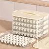 Dumpling Organizers Box Featuring Stackable Designs and Easy Cleaning PP Materials for Kitchen Refrigerator Storage