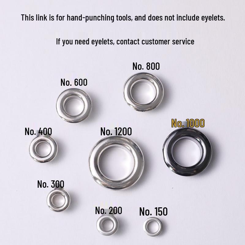 Manual Leather Grommet Hole Punch & Eyelet Rivet Tool