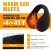 Winter Unisex Warm Fur Earmuffs For Men Women Velvet Ear Muffs Thicken Warmer Ear Cover Outdoor Cycling Ski Plush Ear Protector