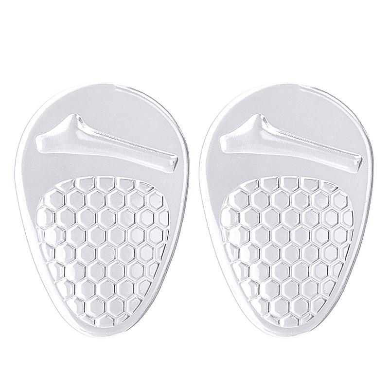 Honeycomb Gel Forefoot Pads: Pressure Relief, Shock Absorbing, Non-Slip, Self-Adhesive, Soft Massage Cushion for High Heels.