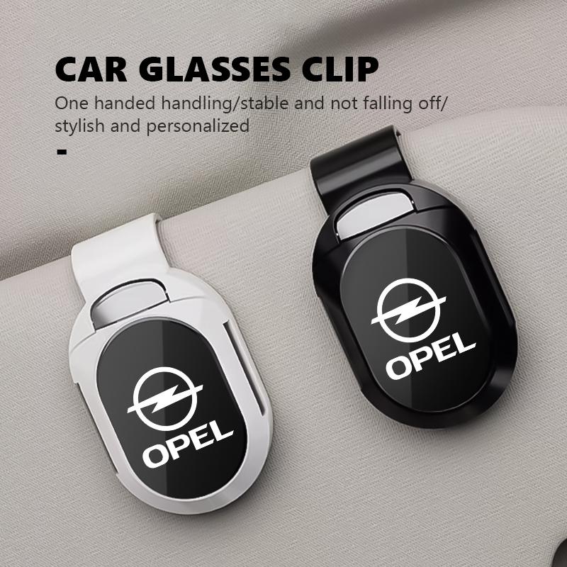 Car Sun Visor Clip Glasses Bracket JSRTIJS4 Card Holder Sunglasses Support For Opel Astra G H J K F Corsa D Zafira B Insignia Mokka Regal