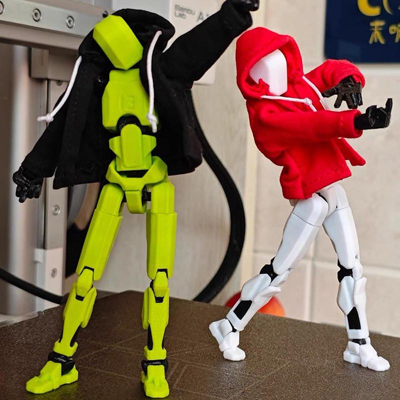 Hoodie Dummy13 Magnetic Action Figure Set Dummy 13 Action Figure With Hoodie T13 Action Figure Set Accessories 3D Printed