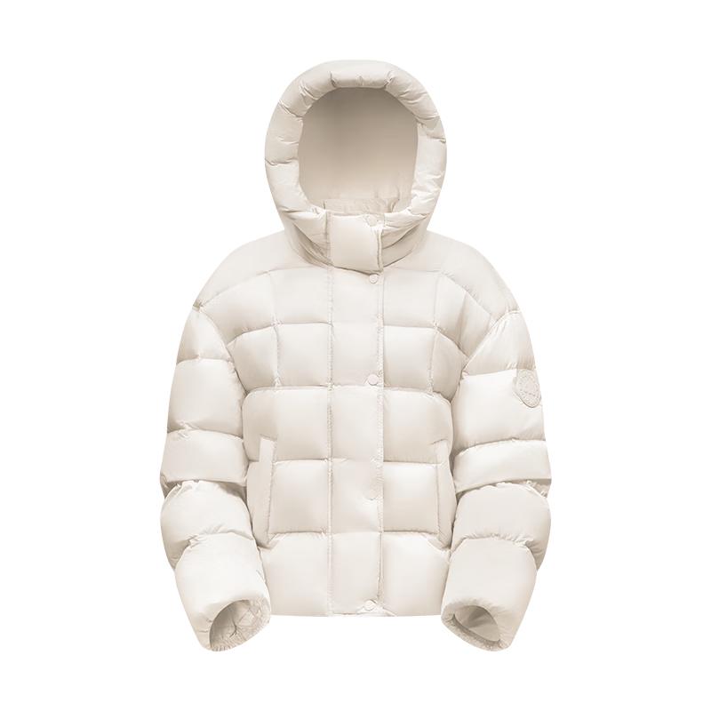 Meilicheng Zhuoyuan Style Women's Hooded Goose Down Puffer Jacket
