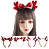 Elk Christmas Hairband Korean Style Christmas Headband Gift Bowknot Hair Hoop Party