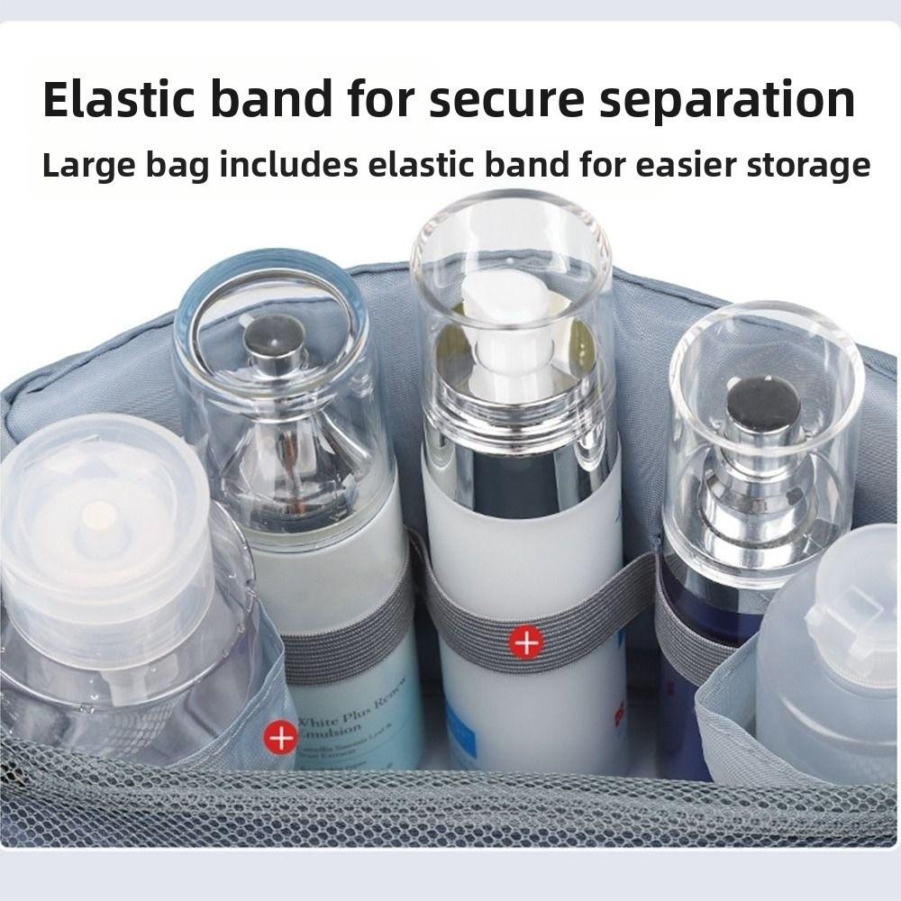Large Capacity Cosmetic Bag Waterproof Folding Storage Bag  Outdoor Activities