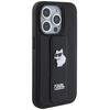 Karl Lagerfeld Klhcp14Lgsachpk Iphone 14 Pro 6.1 Czarny/Black Hardcase Gripstand Saffiano Choupette Pins