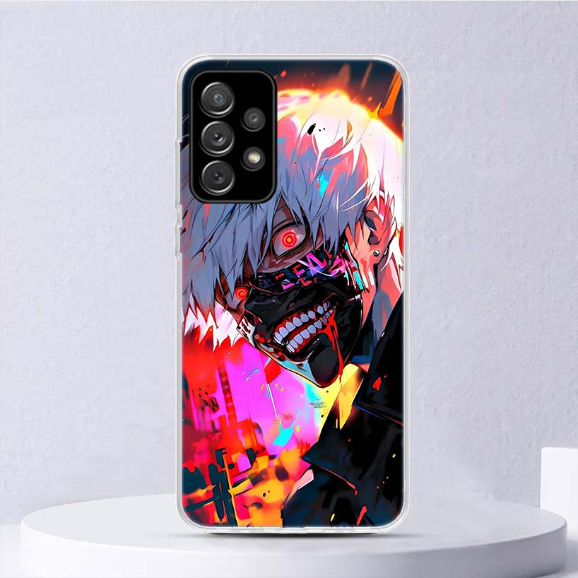 G-Ghoul Tokyo Kaneki Ken Soft Case For Samsung Galaxy A17 A16 A26 A36 A56 A15 A14 A13 A55 A54 A53 Phone Cover A25 A35 A24 A34 A2