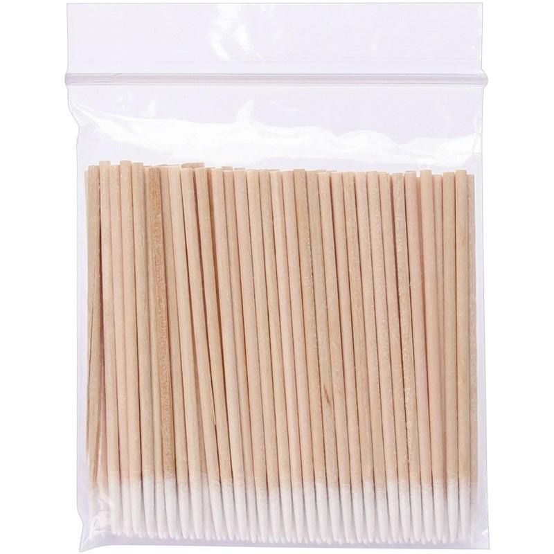 Pointed Tip Cotton Swabs for Semi-Permanent Makeup and Beauty Cleaning