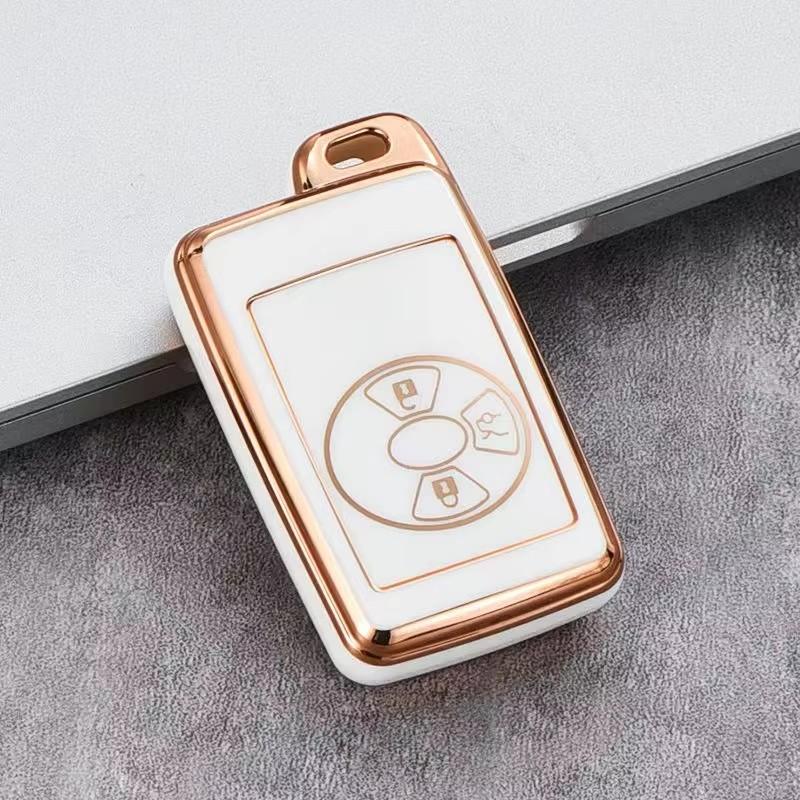 New Tpu Car Remote Key Cover Case For Toyota Avalon Camry Corolla Yaris Smart Key Holder Protector Keychain Auto Accessories