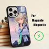 L-Lyney WW-Wuthering Waves  Phone Case For iPhone17,16,15,14,13,12,11 Plus,Pro Magnetic For Magsafe Wireless Charging
