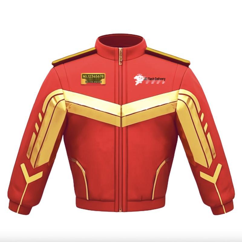 Dada Red Velcro Work Jacket 2XL