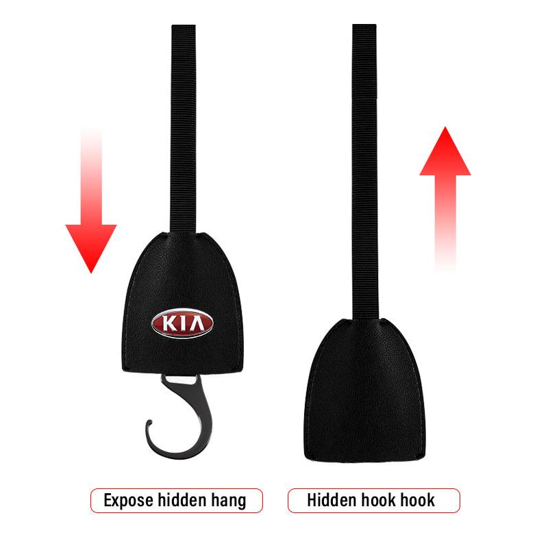 1/2Pcs Auto Interior Organizers Hooks Car Back Seat Hook Headrest Hanger For Kia Rio Sportage R K3 K4 K5 k6 K7 K8 Ceed Sorento Cerato Soul