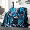 1pc Wednesday Blanket, Gift, for Men and Women, Soft Blanket, Good for Sofa Bed Couch Travel, Lightweight Flannel Blanket