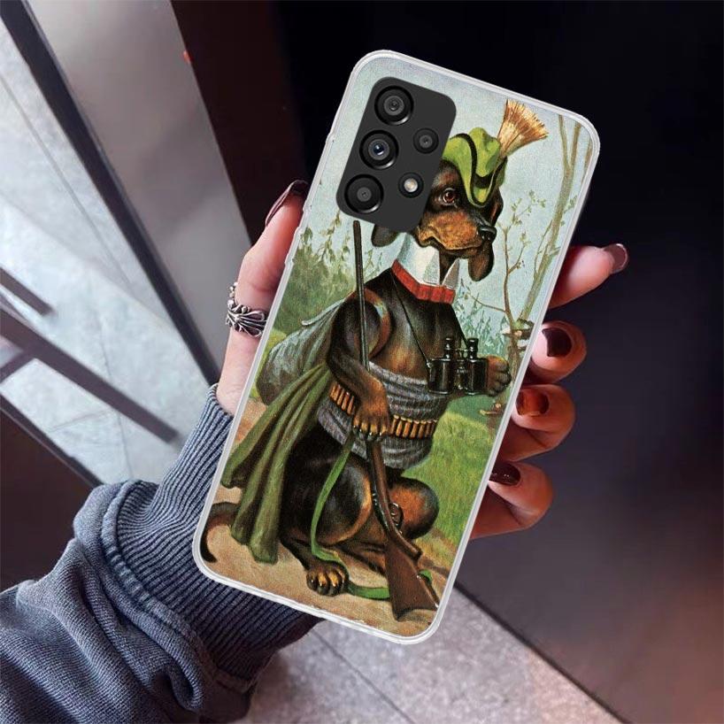 

Hunter Dog Hunting Phone Case For Samsung Galaxy A52 A51 A50S A32 A22 A12 A02S A72 A71 A31 A70 A30S Note 20 Ultra 10 Plus S10 Ga Samsung A22 4G