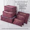 Six-Piece Travel Storage and Organization Bag Set