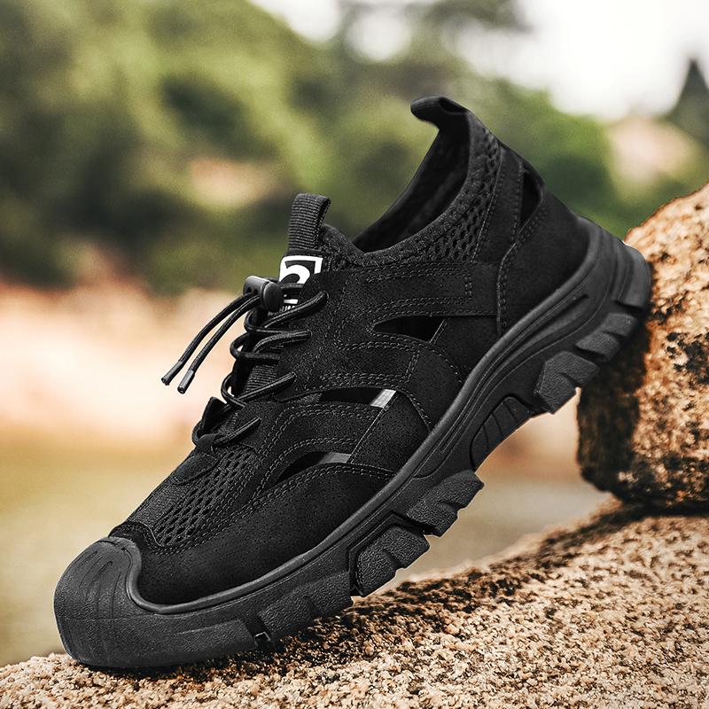 Men'  New Black  Fashion Style Lightweight Breathable Leisure Sports  Summer Grey   Sandals