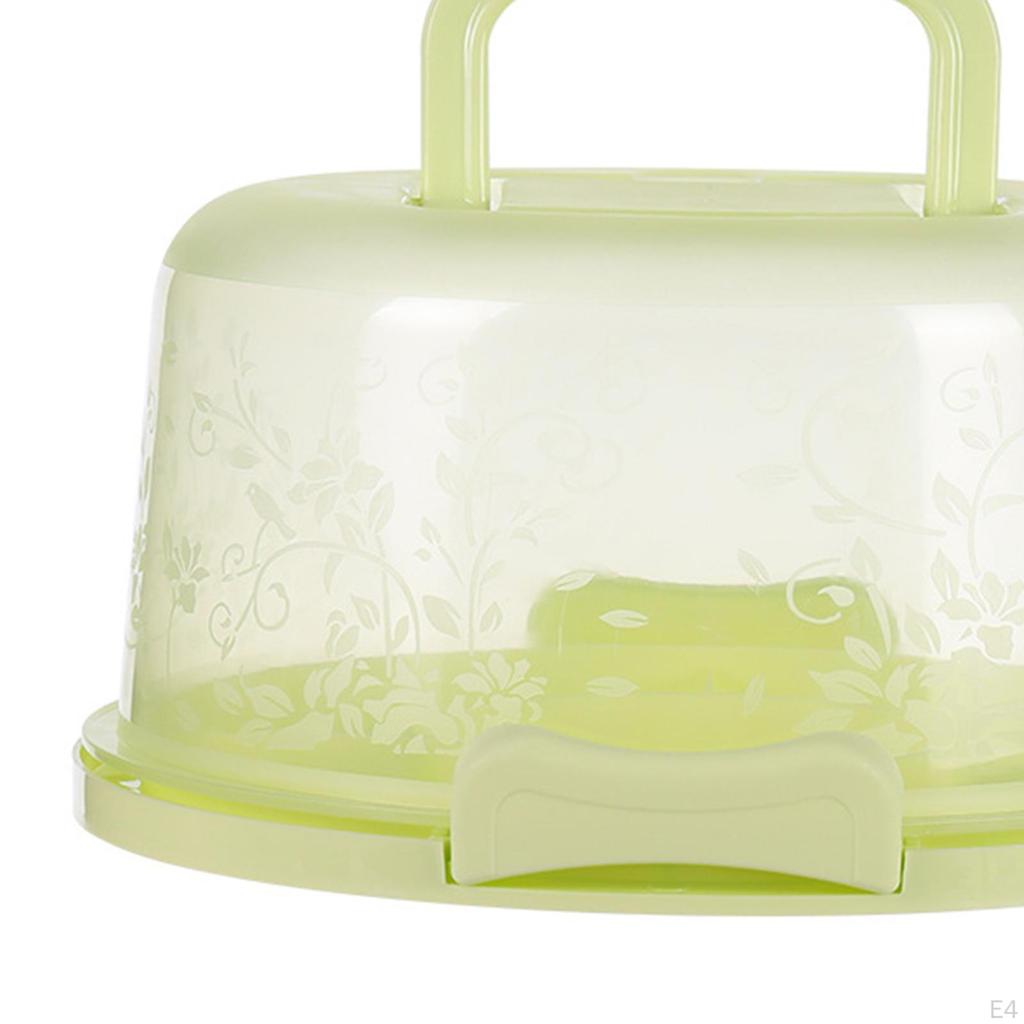 Cake Container Carrier with Handle Multipurpose Accs Base Portable Keeper Storage