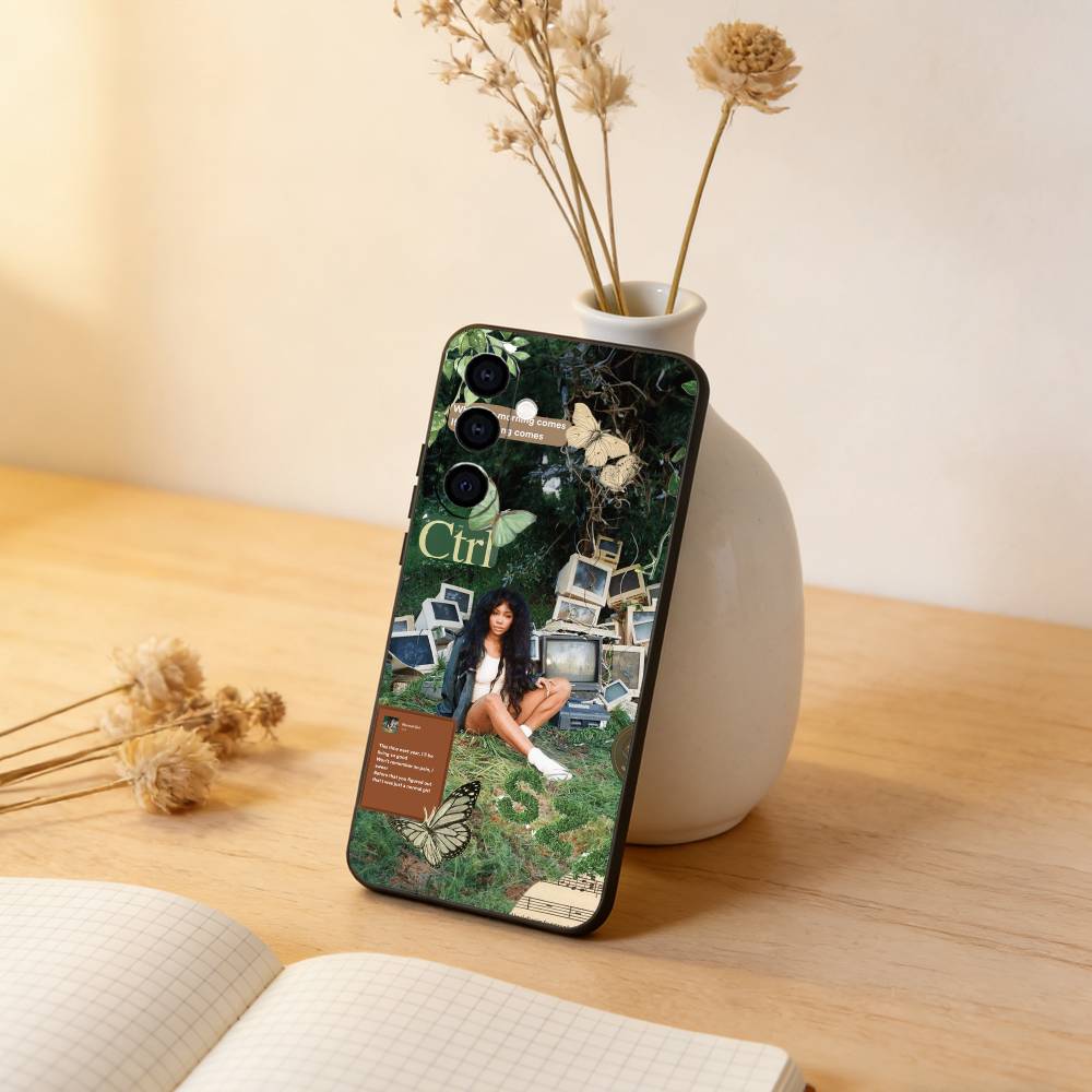 Singer S-SZA lana Phone Case For Samsung Galaxy A73,A72,A71,A70,A53,A52,A51,Soft Silicone Black Cover