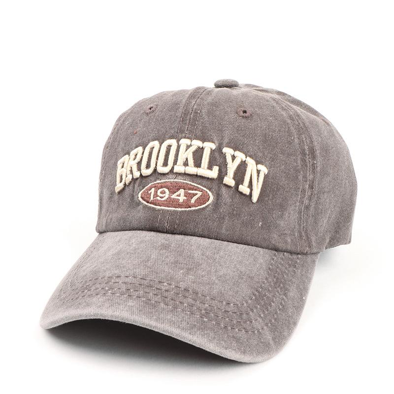 Retro Distressed Baseball Cap - Unisex Los Angeles Embroidered Design - High-Quality Vintage Style - Adjustable Fit for Men & Women