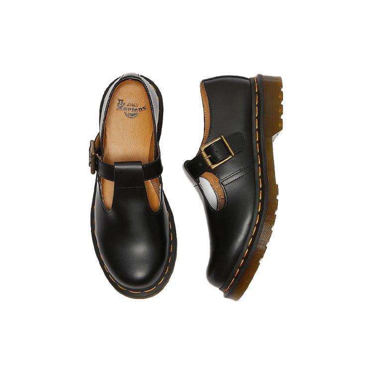 Dr.Martens Core Polley T Leather Casual Shoes Women's Black 14852001