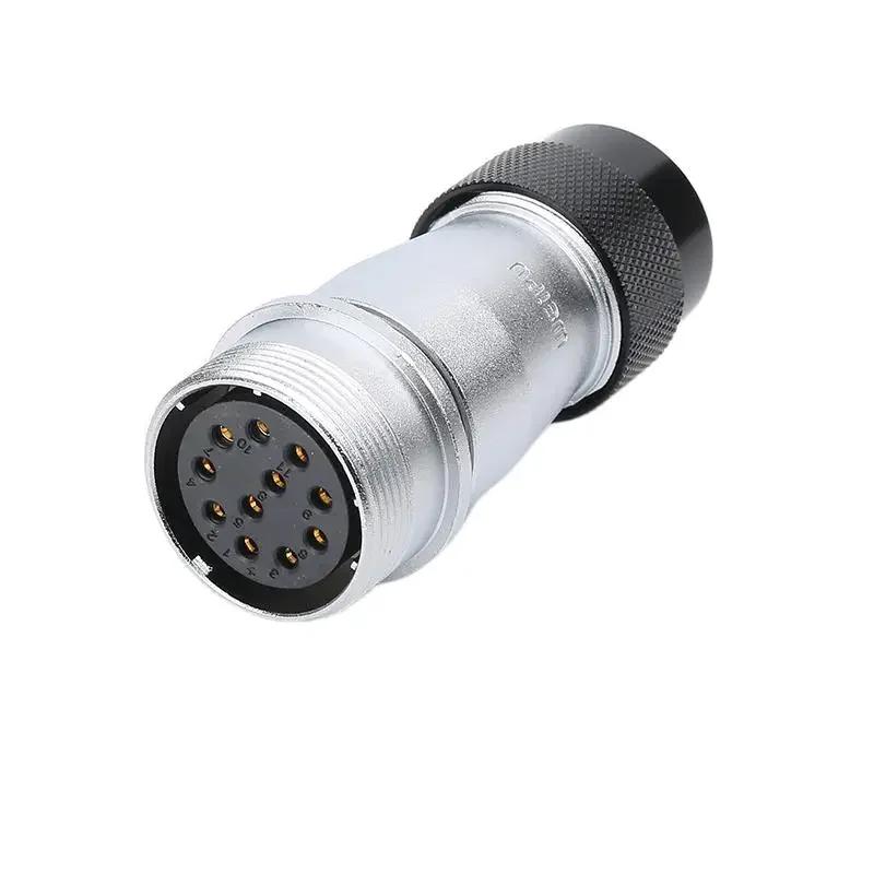 WEIPU WS32 TD+ZD 4 6 8 10 11 13 19Pin Docking Power Circular Connector M32 Soldering Single Wire Cable Adapter Aviation Plug