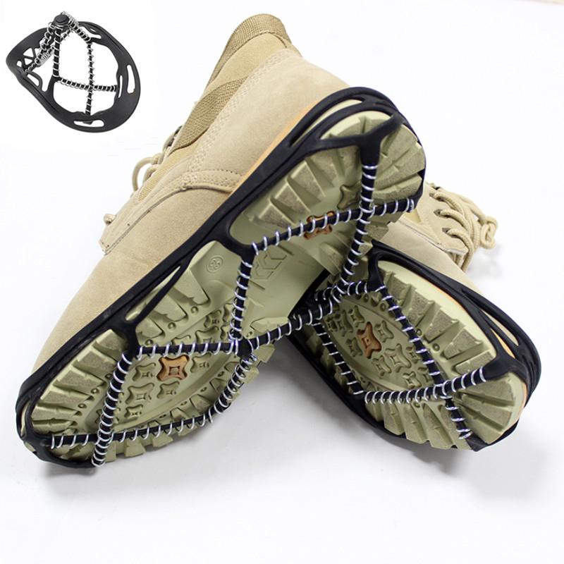 Silicone Anti-Slip Ice Cleats: Easy On/Off, Wear-Resistant Spring Shoe Covers for Snow, Mud, and Climbing