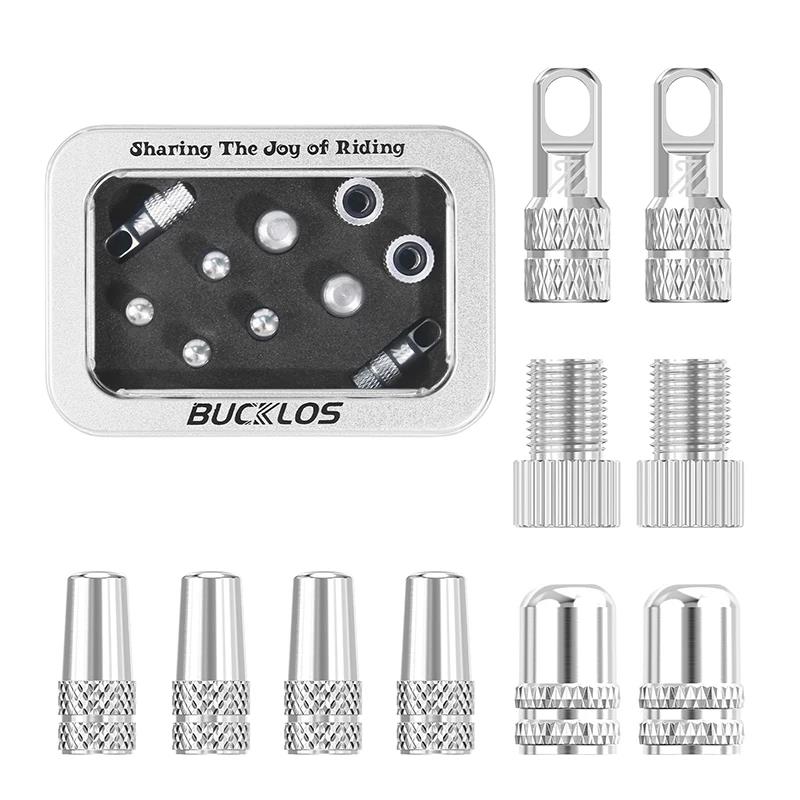 BUCKLOS Bicycle Tubeless Valve 40/44/55/60/80/100MM Bike Valve Cap Bicycle Valves Adapter F/V To A/V Road Bike Presta Valves2