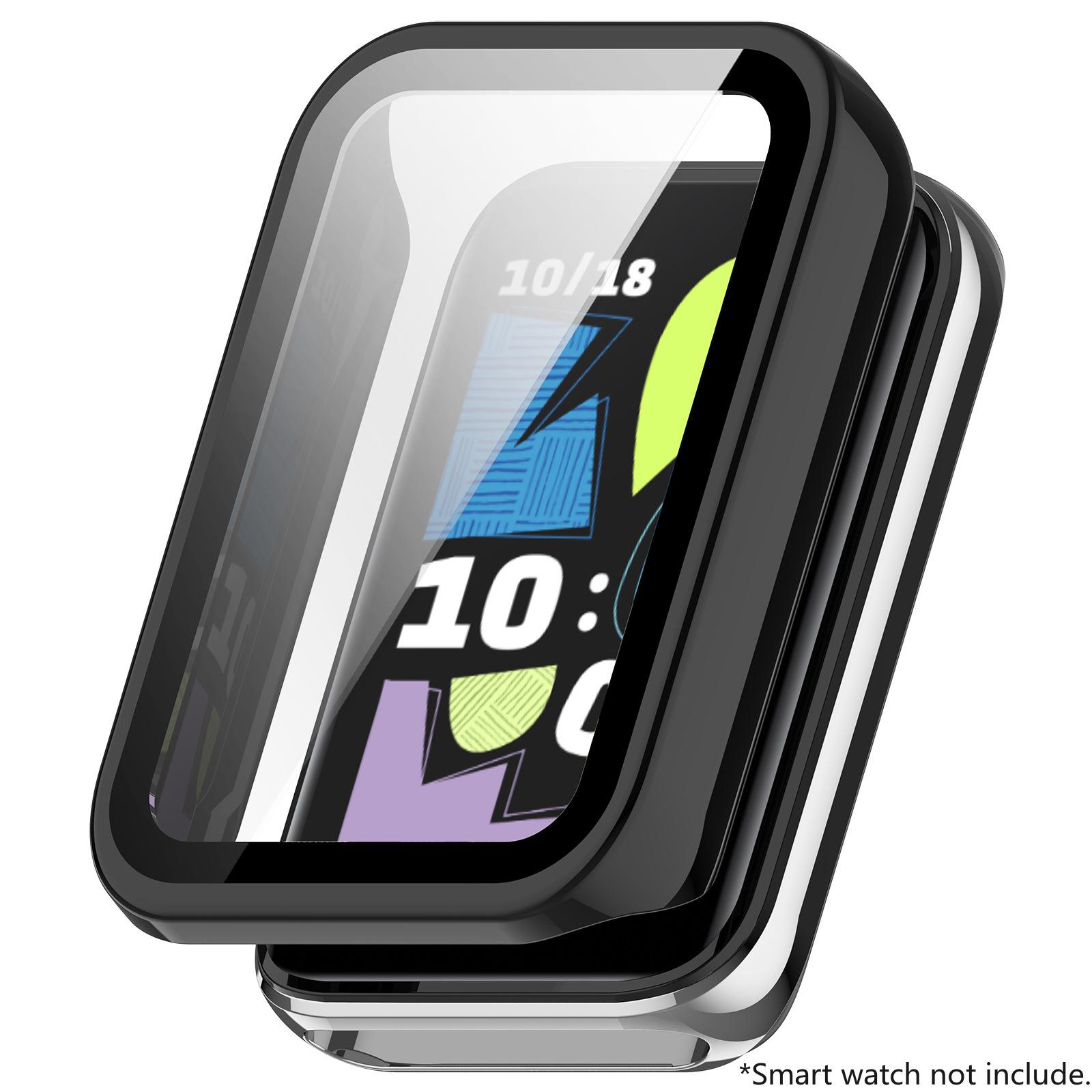 

PC Case Glass For Honor Band 10 Smartwatch Screen Protector Frame Bumper for Huawei Honor Band10 Band 10 Protective Cover Shell For Honor Band 10 чёрный