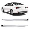 Rear Door Lower Chrome Molding Trim Scratch Resistant Outer Rear Door Lower Garnish for Sonata 2011