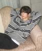 Ledeoli Logo Hairy Stripe Knit [Grey]