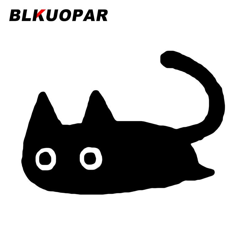 BLKUOPAR Omori Cat Funny Car Stickers Vinyl Creative Anime Decal Occlusion Scratch Windshield Windows Graphics Car Accessories
