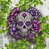Vintage Metal Tin Sign Sugar Skull Wall Art Retro Decor For Home Bar Man Cave