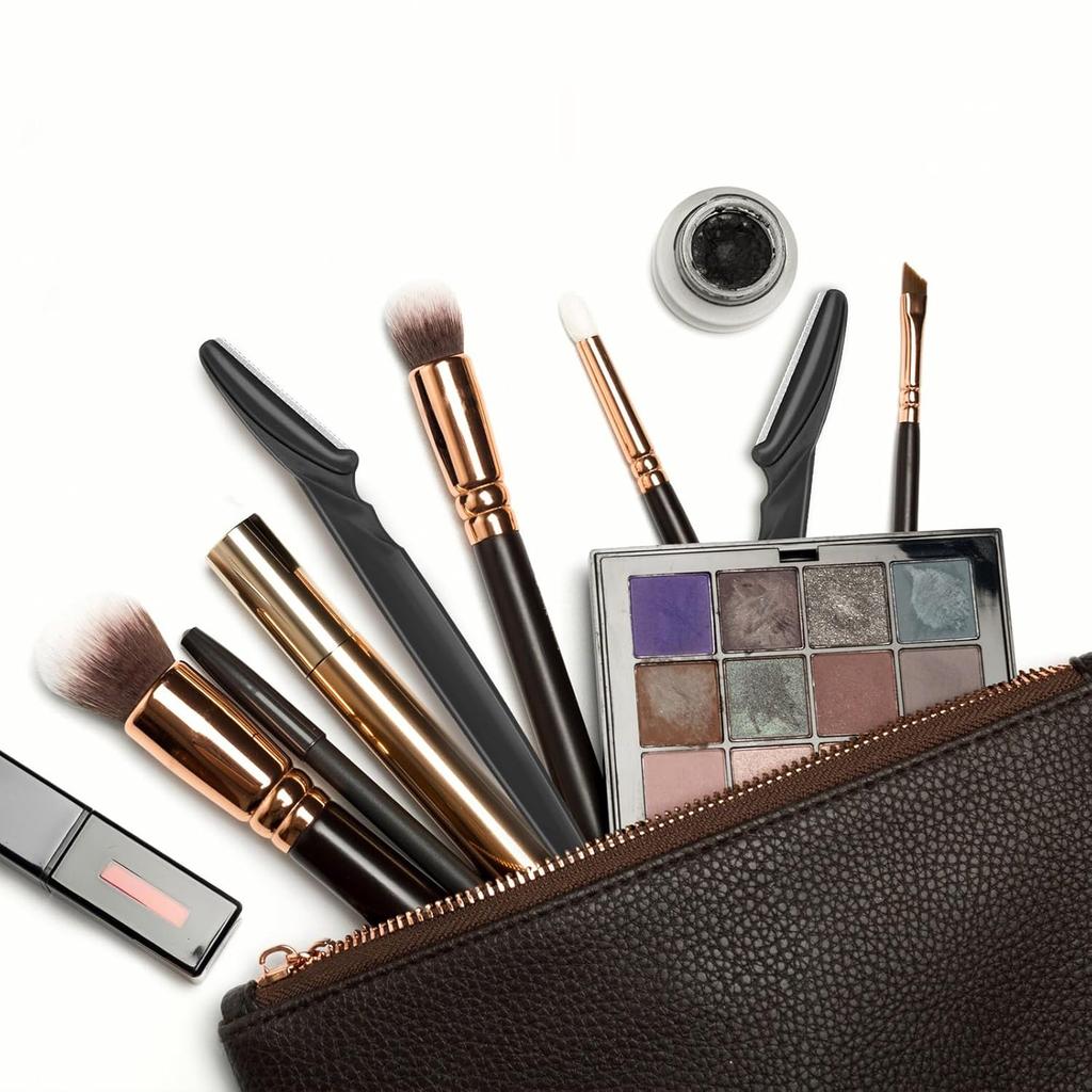 Eyebrow Trimmer Black Eyebrow Razor Safe Face Body Hair Removal Shaver Blades Woman Eyebrow Shaping Knife Cosmetic Tools Razors