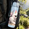 1PC Kitten Cat With Pink Floral Print 750ml Color Plastic Sports Water Bottle Leakproof Flip Straw Lid Suitable for Sports Office Home Use