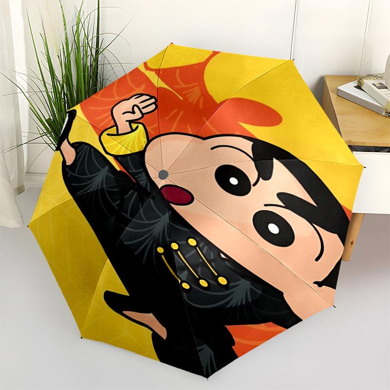 

1pc Crayon Shinchan Automatic Open/Close Umbrella - Compact Travel Umbrella with 8-Rib Durable Frame, Portable for Commuting, yy251023043