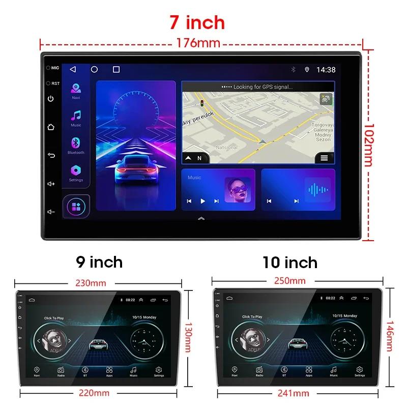 Universal 7 9 Inch Car Radio 2 Din Android 12 Wireless CarPlay Auto Intelligent Systems Smart Autoradio For Nissan Toyota Kia