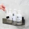 Bathroom Shelf Wall Hanging Storage Rack Household Plastic No Punching Kitchen Toilet Organizing Rack Storage Rack