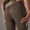 Nessaj Hip Lift Stretchy Shapewear Pants Knit High Waist Yoga Pants Outdoor Women Running Fitness Pants