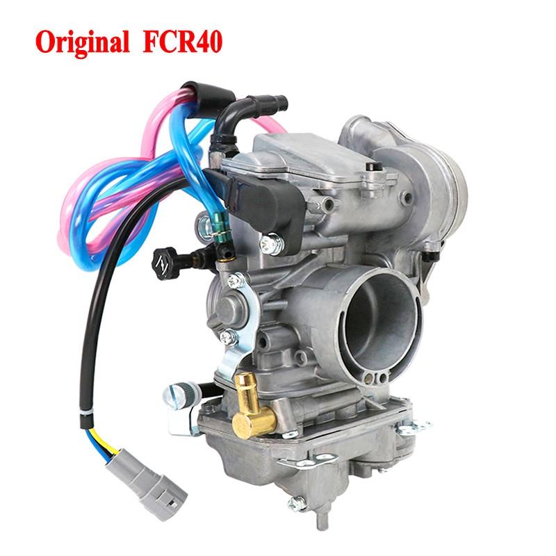 ZSDTRP Original 28 33 35 37 39 40 41mm Flatslide Carburetor FCR39 for XR DR400 CRF450/650 KLX400/450 YZ450F Add Power 30%