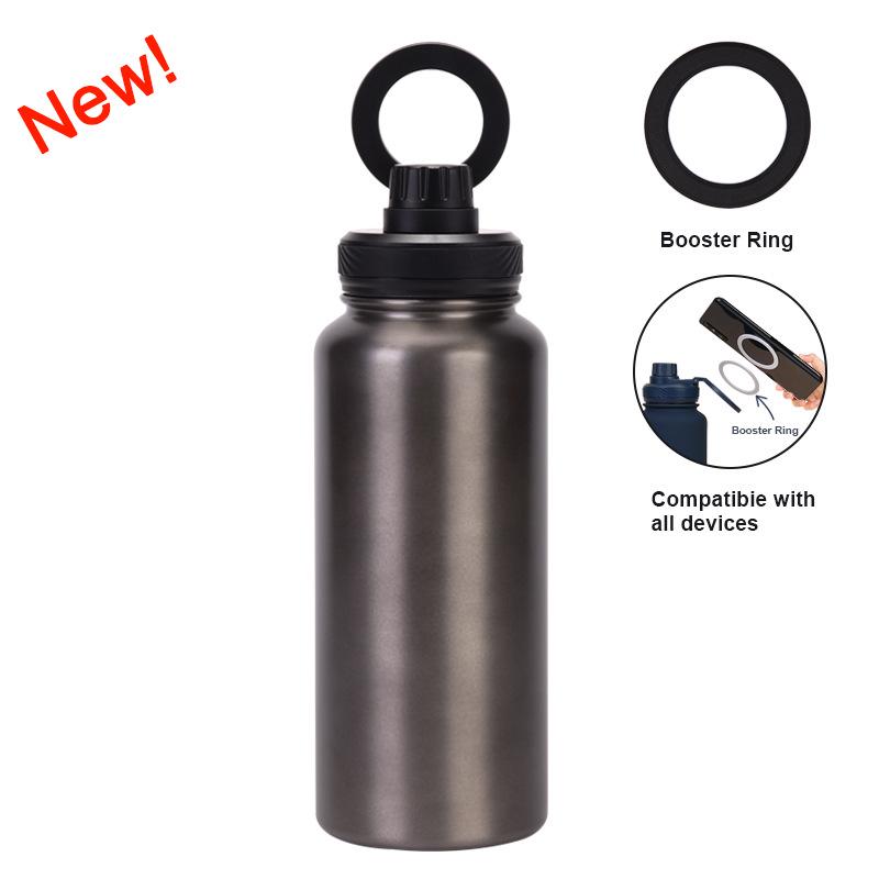 2026 Magnetic Mobile Phone Holder & 1L Stainless Steel Insulated Sports Water Bottle