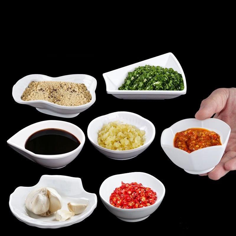 ZISIZ Melamine Shell Dipping Dish