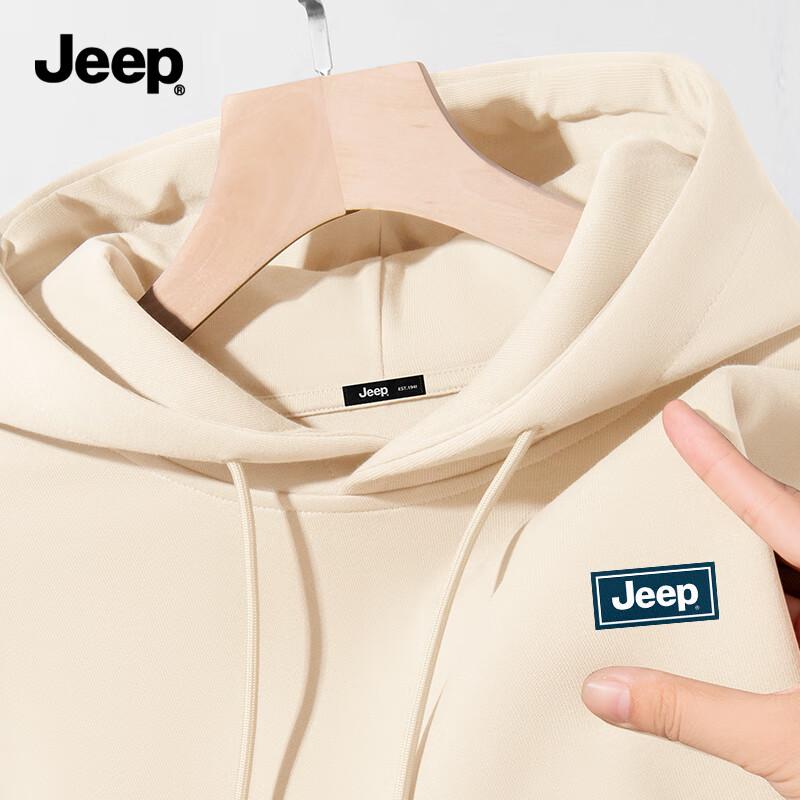 Jeep Men's Heavyweight Hooded Sweatshirt