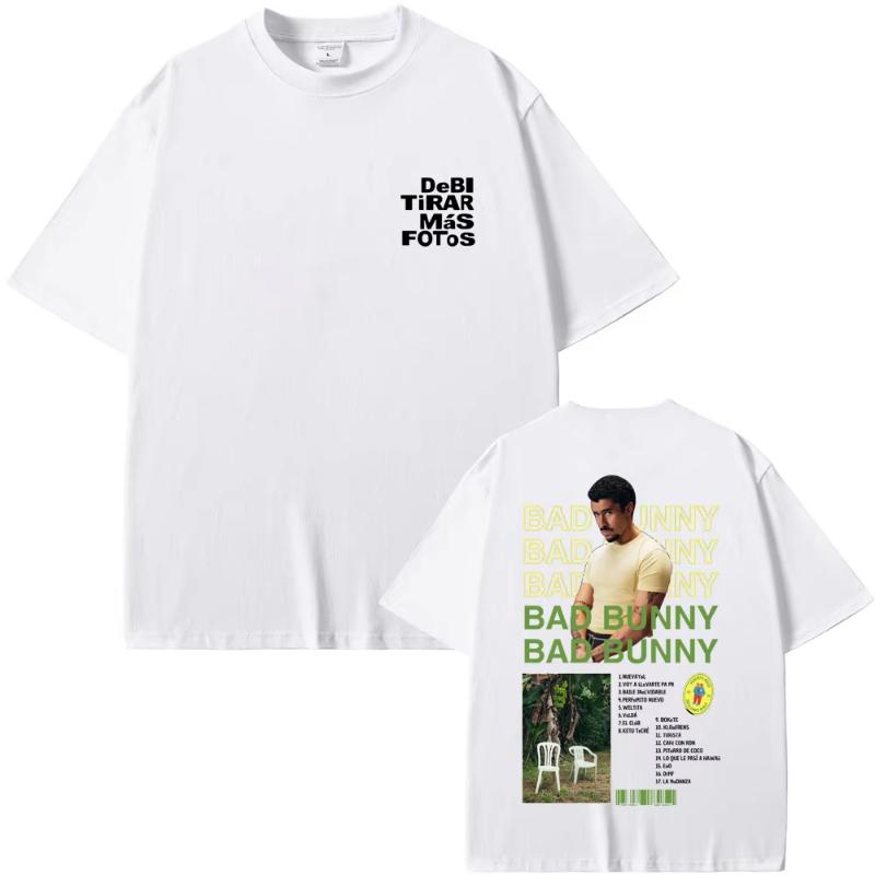 

Rapper Bad Bunny DTMF Debí Tirar Más Fotos 2025 New Album T Shirts Men Women Hip Hop Fashion Oversized T-shirts Men s Streetw... S разноцветный
